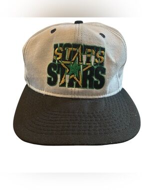 Minnesota North Stars Vintage 90s Snapback Hat NHL #1 Apparel USA Hockey Cap